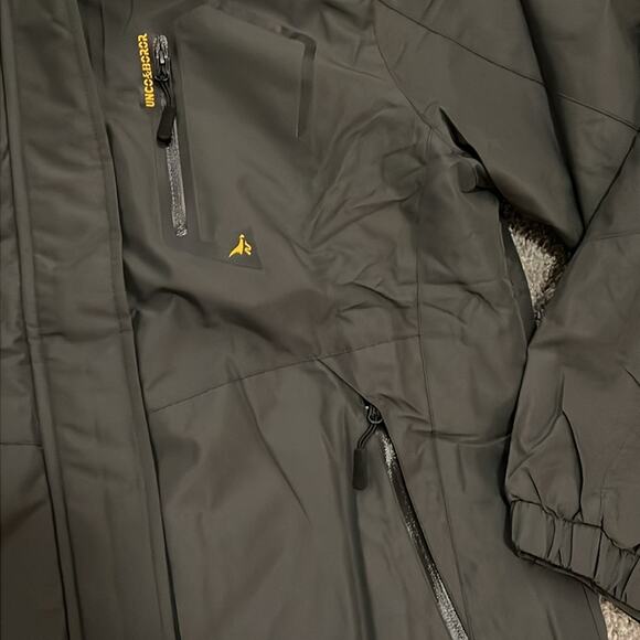 NWT NEW Moerdeng Men's Windbreaker Jacket Black Large‎ Long Sleeve Waterproof - Picture 3 of 15